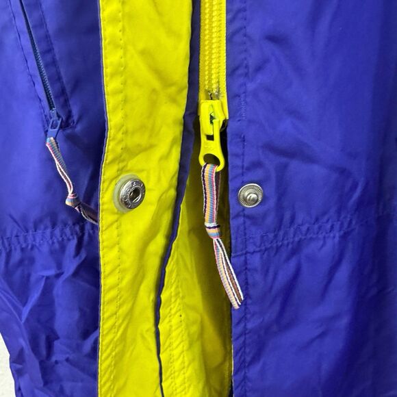 Vintage Woolrich Woman Long Rain Zip Jacket Hood Womens Large PURPLE**** READ - Picture 9 of 16